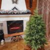 Umetno božično drevo v cvetličnem lončku FULL 3D Kavkaška Jelka