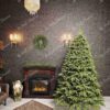 Božično drevesce 3D Jelka Kavkaška XL