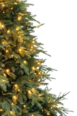 Umetno božično drevo 3D Smreka Močna LED