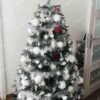 Umetno božično drevo Smreka Srebrna 180cm