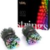 arebné osvetlenie na stromček Twinkly strings multicolor 600 LED. Disponuje širokou škálou farieb, ktoré môžete kombinovať a prepínať.