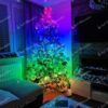 Kombinované LED osvětlení na stromek Twinkly 48m RGB-AWW 600LED