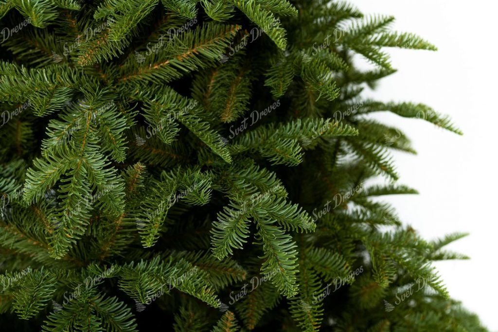 Umetno božično drevo 3D Kavkaška jelka, detajli igel