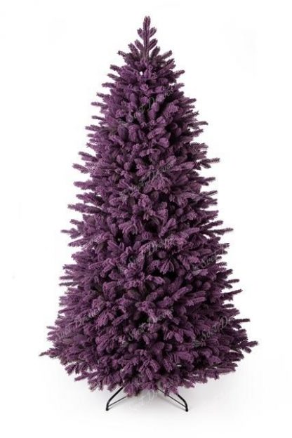 Umetno božično drevo 3D Vijolična smreka