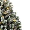 Umetno božično drevo Bor Beli z LED lučkami
