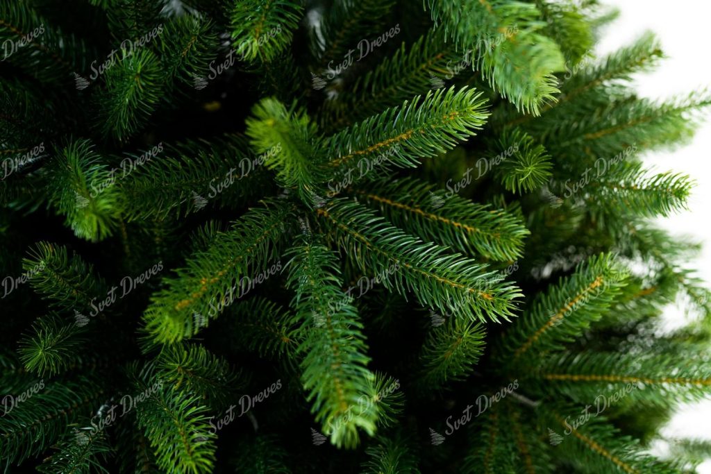 Umetno božično drevo FULL 3D Smreka Finska, detajli igel