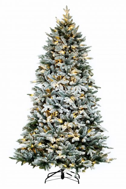 Umetno božično drevo 3D Kraljevska smreka z LED lučkami