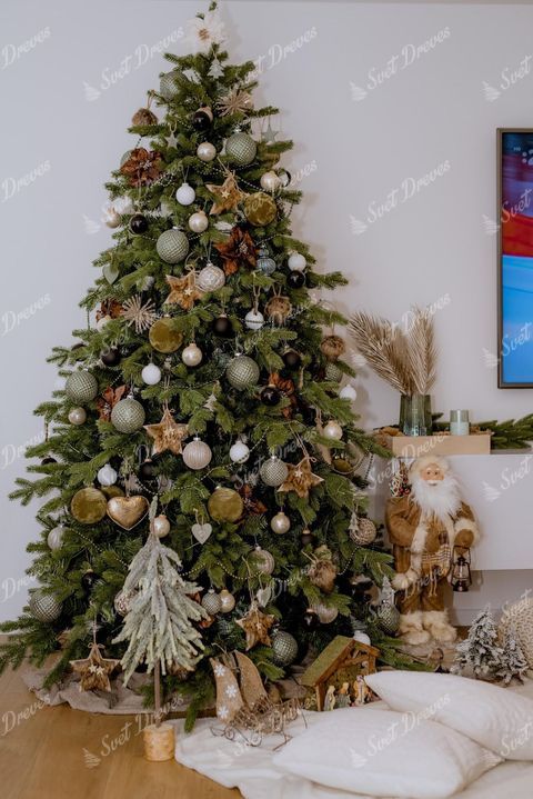 Umetno božično drevo 3D Smreka Ekskluzivna 210cm