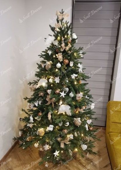 Umetno božično drevo 3D Smreka Gorska 180cm