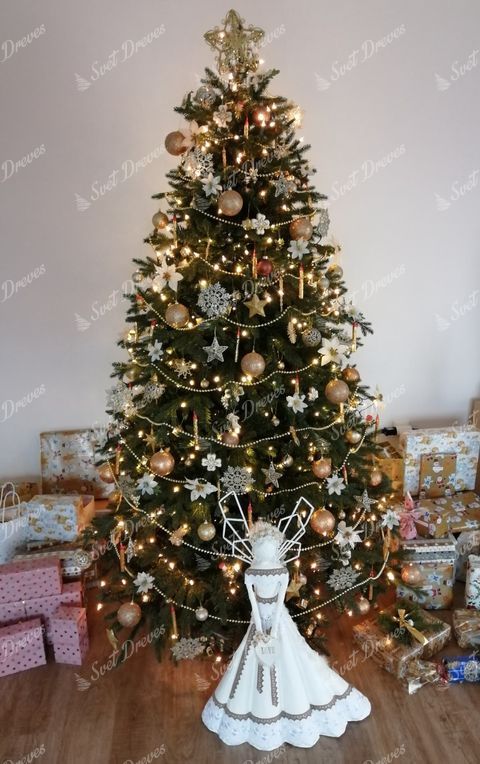 Umetno božično drevo 3D Smreka Gorska 210cm