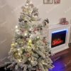 Umetno božično drevo Bor Beli 150cm