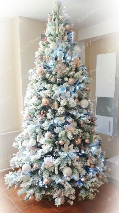 Umetno božično drevo Bor Beli 240cm