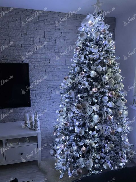 Umetno božično drevo Smreka Nordijska 240cm