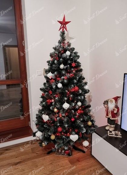 Umetno božično drevo Srebrni Bor 180cm