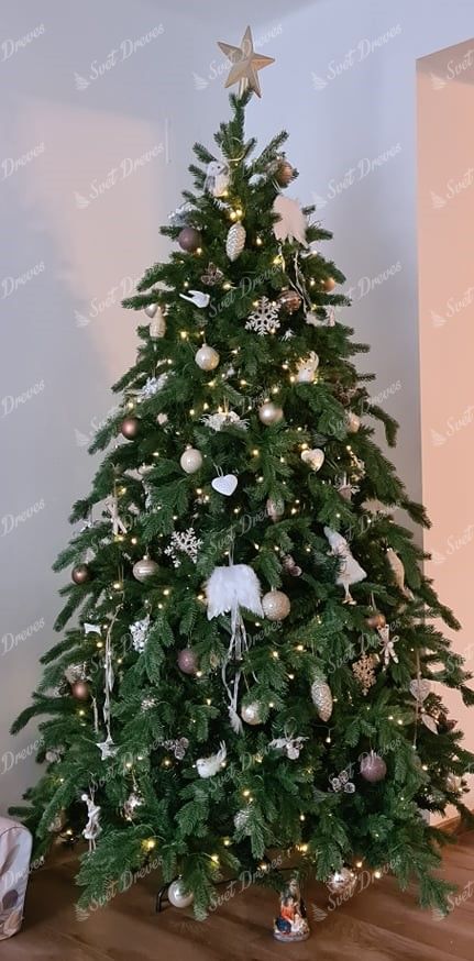 3D božično drevo Smreka Ekskluzivna 210cm