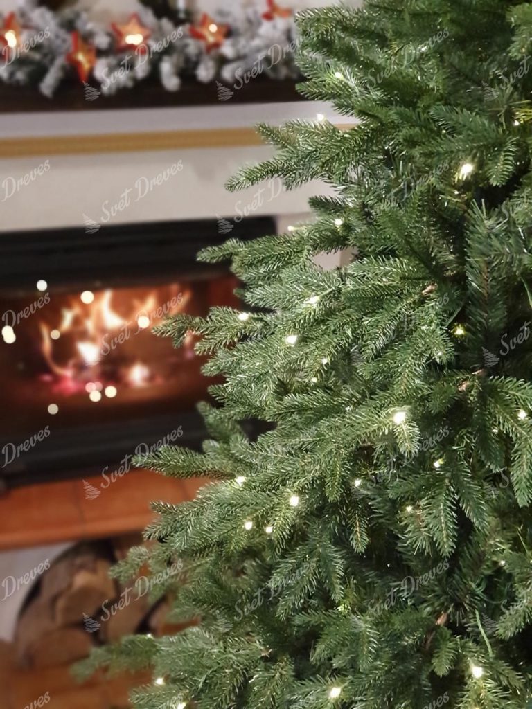 Umetno božično drevo 3D Smreka Gorska LED, podrobnosti