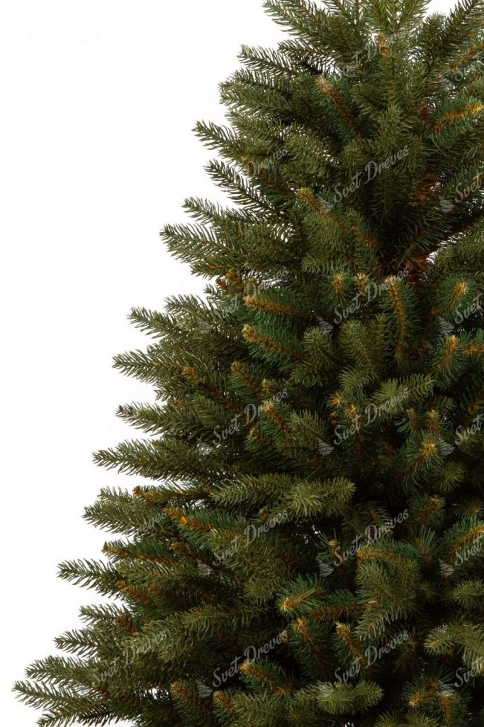 Umetno božično drevo v cvetličnem lončku 3D Smreka Alpska, podrobnosti