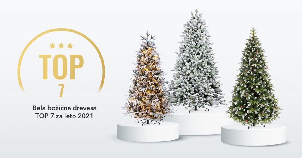 Bela bozicna drevesa TOP 7 za leto 2021