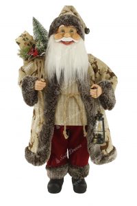 Dekoracija Santa Claus rjavi 46cm