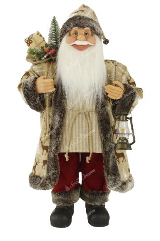 Dekoracija Santa Claus rjavi 60cm