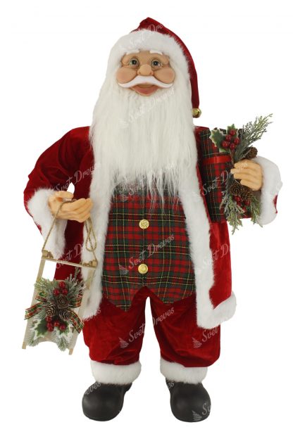 Dekoracija Santa Claus Tradicionalni 80cm
