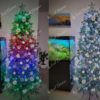 Umetno božično drevo 3D Smreka Ledena Ozka 210cm