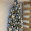 Umetno božično drevo Beli bor – ozki 225cm