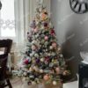 Umetno božično drevo Bor Beli 180cm LED