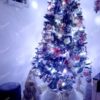 Umetno božično drevo Smreka Srebrna 220cm