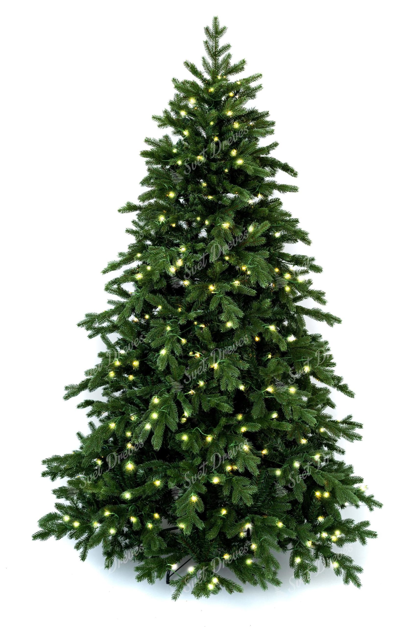Umetno božično drevo 3D Smreka Ekskluzivna LED