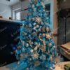Okrašeno Božično drevo FULL 3D Smreka Ledena 180cm