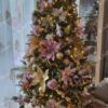 Okrašeno Umetno božično drevo 3D Alpska Smreka 180cm