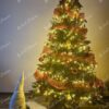 Okrašeno Umetno božično drevo 3D Alpska Smreka 210cm