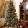 Okrašeno Umetno božično drevo 3D Alpska Smreka 240cm