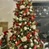 Okrašeno Umetno božično drevo 3D Italijanska Smreka 210cm