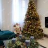 Okrašeno Umetno božično drevo 3D Jelka Kavkaška XL 240cm