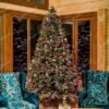 Okrašeno Umetno božično drevo 3D Jelka Kavkaška XL 280cm