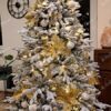 Okrašeno Umetno božično drevo 3D Kraljevska Smreka 210cm