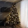 Okrašeno Umetno božično drevo 3D Smreka Alpska XL 210cm