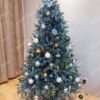 Okrašeno Božično drevo FULL 3D Smreka Ledena 180cm