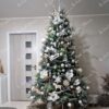Okrašeno Božično drevo FULL 3D Smreka Ledena 210cm