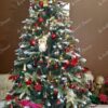 Okrašeno Umetno božično drevo 3D Zasnežena Jelka 180cm