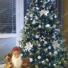 Okrašeno Umetno božično drevo 3D Zasnežena Jelka 240cm