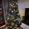 Okrašeno Umetno božično drevo Srebrni Bor 180cm