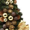 Majhno božično drevo, okrašeno Zlato 50cm