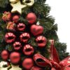 Majhno božično drevo, okrašeno Zlato-rdeče 50cm
