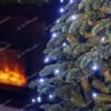Povezovalna LED božična veriga v hladni beli barvi 240 cm 360 LED