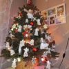 Božično drevo FULL 3D Smreka Alpska v cvetličnem lončku