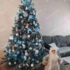 Umetno božično drevo 3D Smreka Ledena