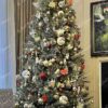 Umetno božično drevo 3D Smreka Ledena Ozka
